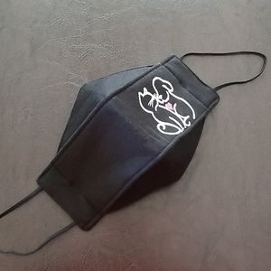 Cat & Dog black face mask - brand new